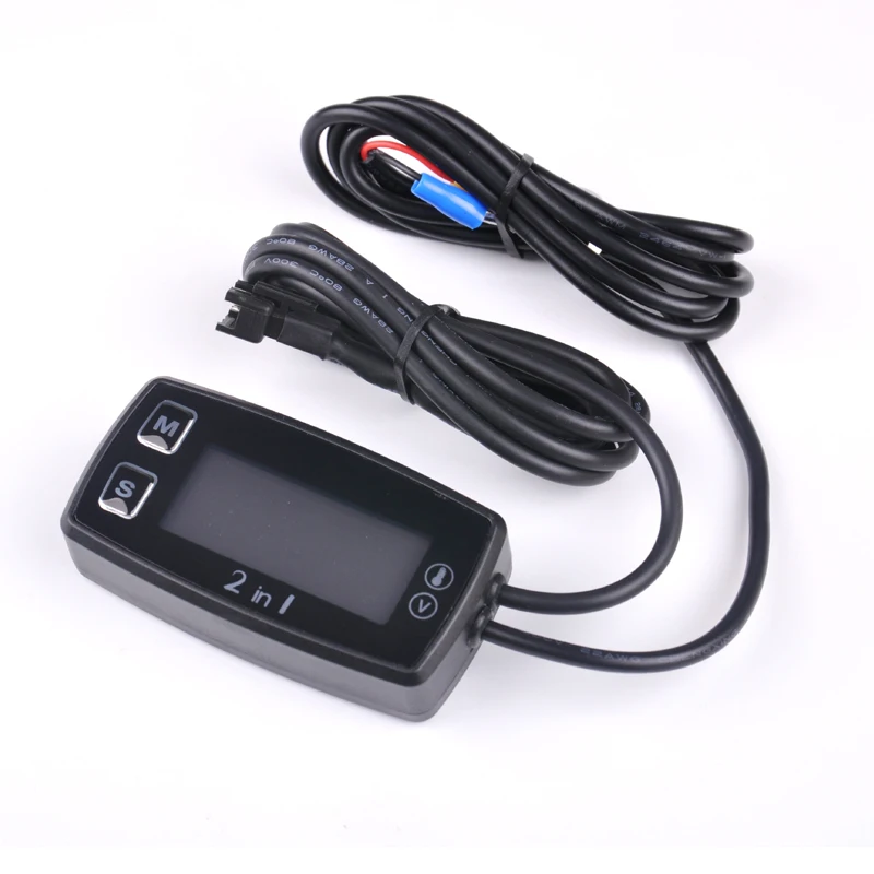 Мотоциклетный одометр светодиодный цифровой термометр Вольтметр Температура