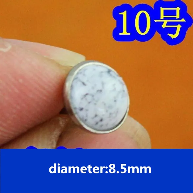 10 50 шт. 8,5 мм полукруглые цветные бирюзовые заклепки DIY металлические заклепки панк для обуви сумки джинсы одежда ремесла поставки ремень винт - Цвет: 10