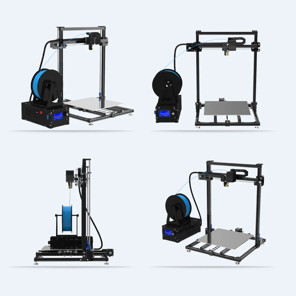 HCmaker 7 3D Printer MK9 Extruder Multi-Language Large Kit DIY High Precision Drucker 3.5 inch Screen PLA ABS | Компьютеры и офис