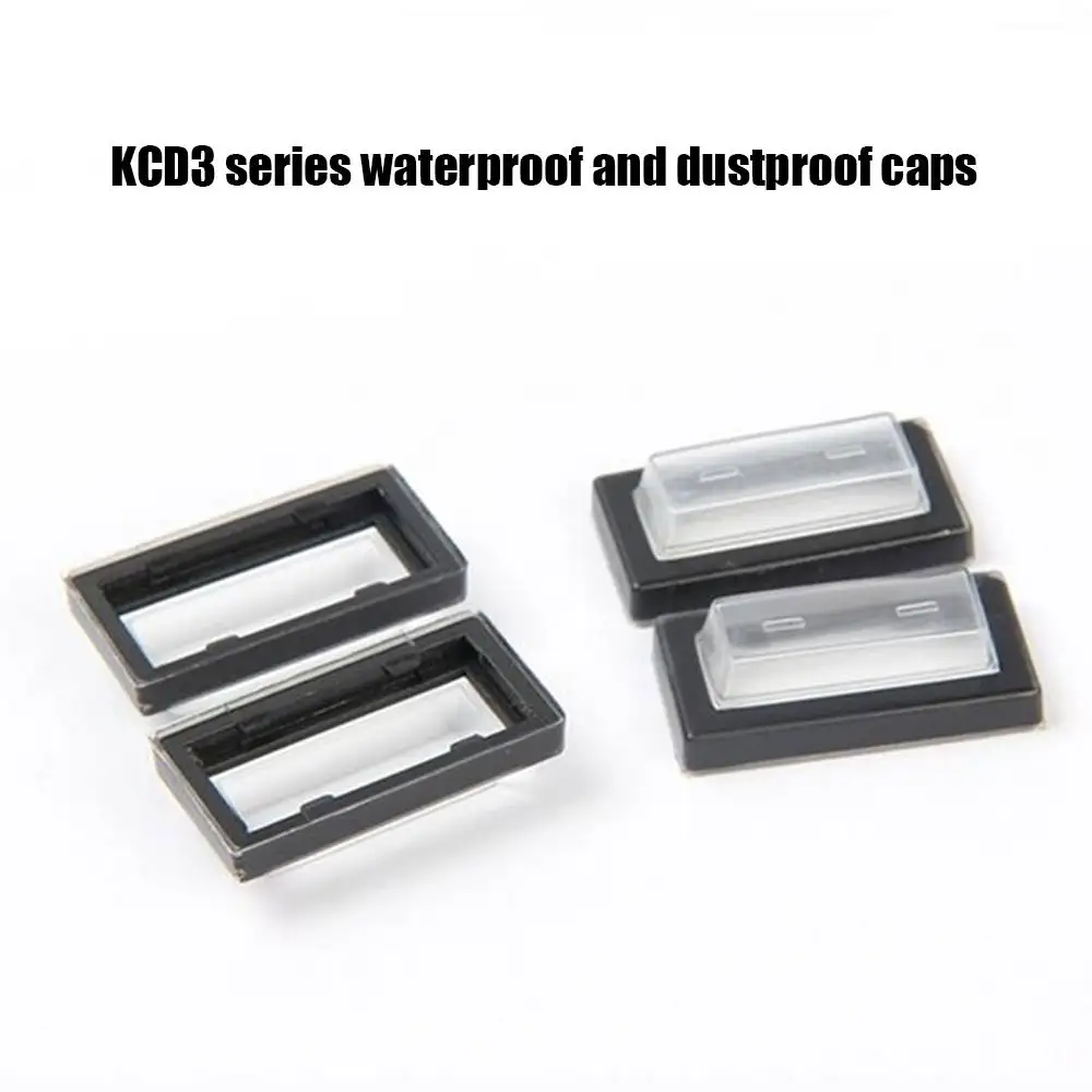 KCD3 Waterproof Cap 5 шт. KCD3 кулисный переключатель 15A/16A/20A 125 V/250 V ВКЛ-ВЫКЛ-на 2 позиции 3 позиции 2Pin 3Pin электротехнического оборудования Мощность переключатель - Цвет: KCD3 Waterproof Cap