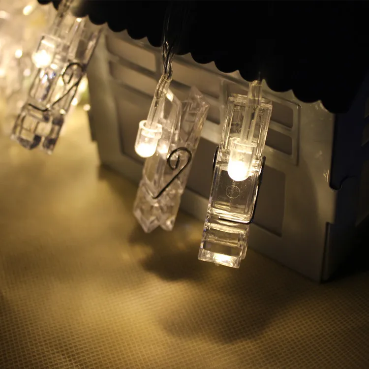 Гирлянда DIY Led фото клип Огни фестиваль Рождество Свадьба Праздник дом украшение