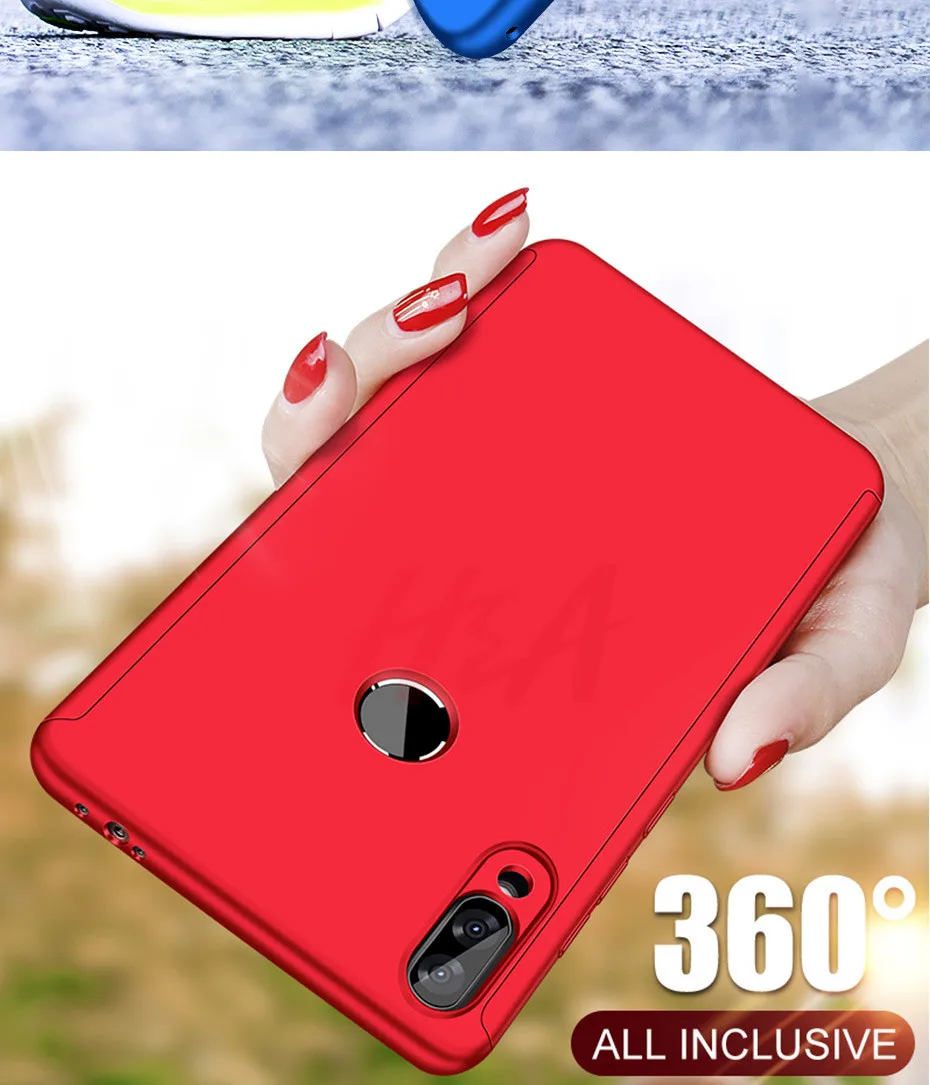 H& A 360 полный защитный чехол для телефона для Xiaomi mi A1 mi A2 Lite 8 9 Lite SE противоударный полный Чехол Pocophone f1 чехол s со стеклом