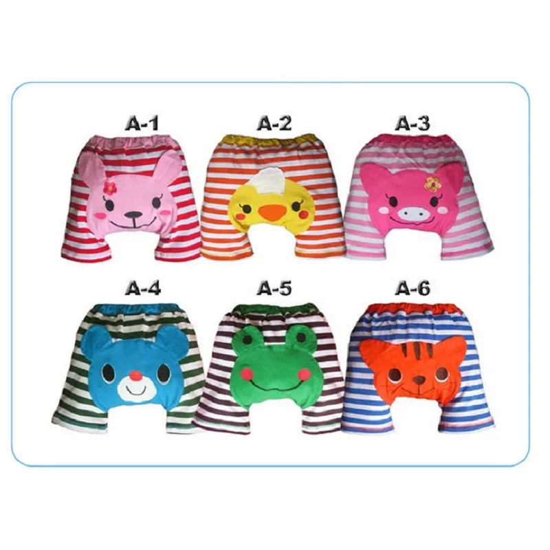 Детские подгузники с вышивкой в виде животных детские из полипропилена полоску