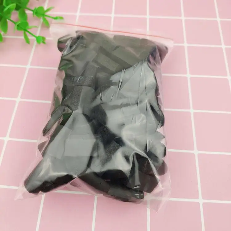black 70 шт./пакет губка бусины для слаймов поставки DIY клейкие аксессуары для Slime вещи пенистой глины грязи губка бусины для слаймов блок - Цвет: black