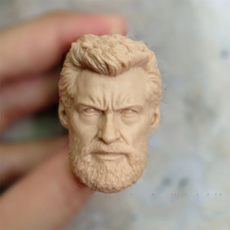 1/6 Hugh Jackman Неокрашенная голова для 12 дюймовых экшн фигурок старой версии|Игровые