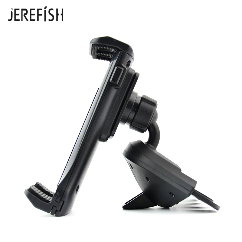 Универсальный автомобильный держатель для телефона JEREFISH с CD слотом iPhone X 8 7 6