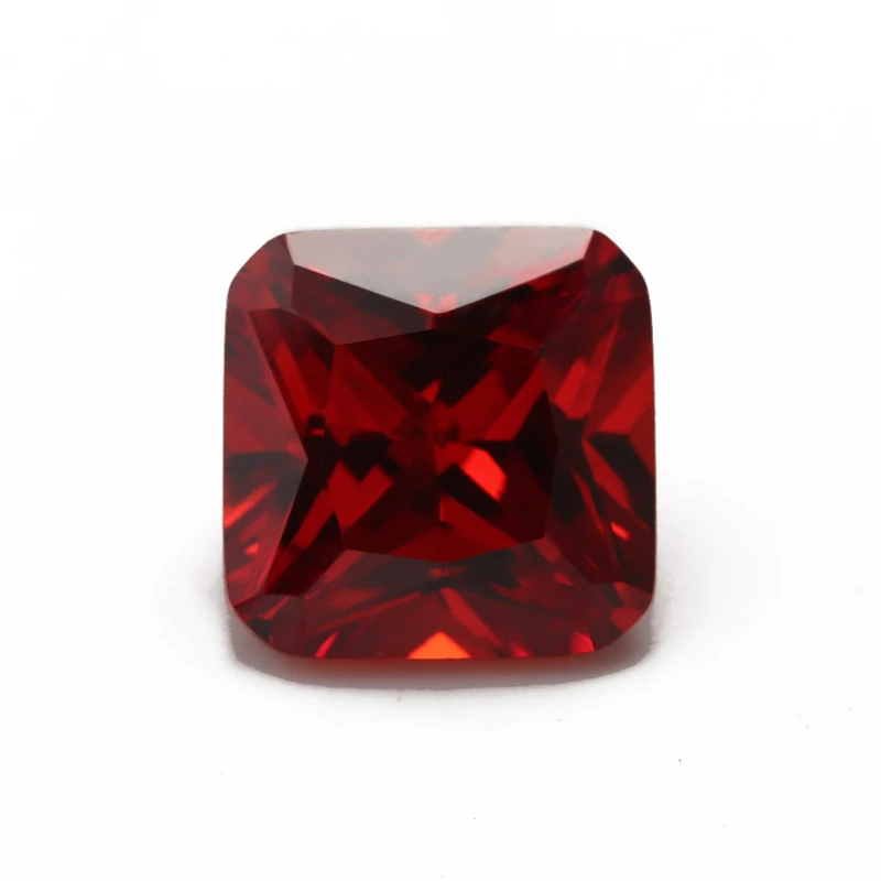 

Size 3*3~10x10mm Square Octangle Shape Princess Cut 5A Orange Color CZ Stone Synthetic Gems Cubic Zirconia