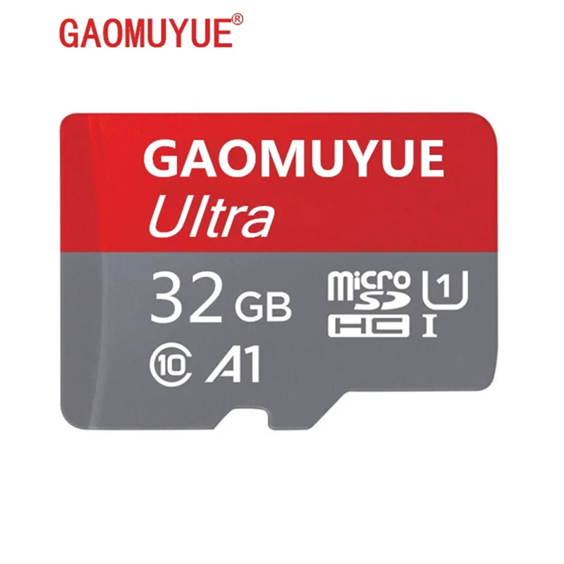 Карта памяти GAOMUYUE H2testw-Real, 16 ГБ, 32 ГБ, класс 10, Micro sd карта, 64 ГБ, 128 ГБ, XC, TF карты для вождения, рекордер, флеш-карта microsd, A1-8 - Емкость: 32GB