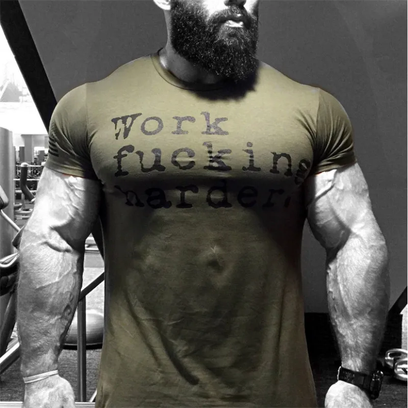 Dɾte де remise en forme musculaire de freres tout-Котон замена courtes футболка respirant hommes Повседневная