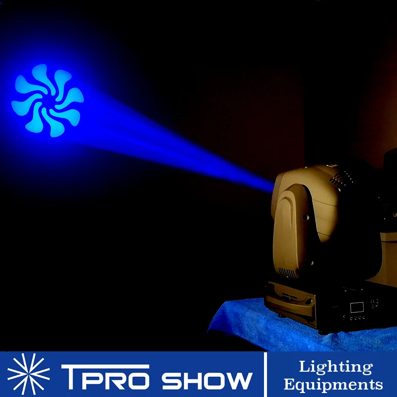 2 шт. Moving Head Spot 100 Вт светодиодный Lyre Wash 4x10 Gobo изменение цвета 2в1 сценический
