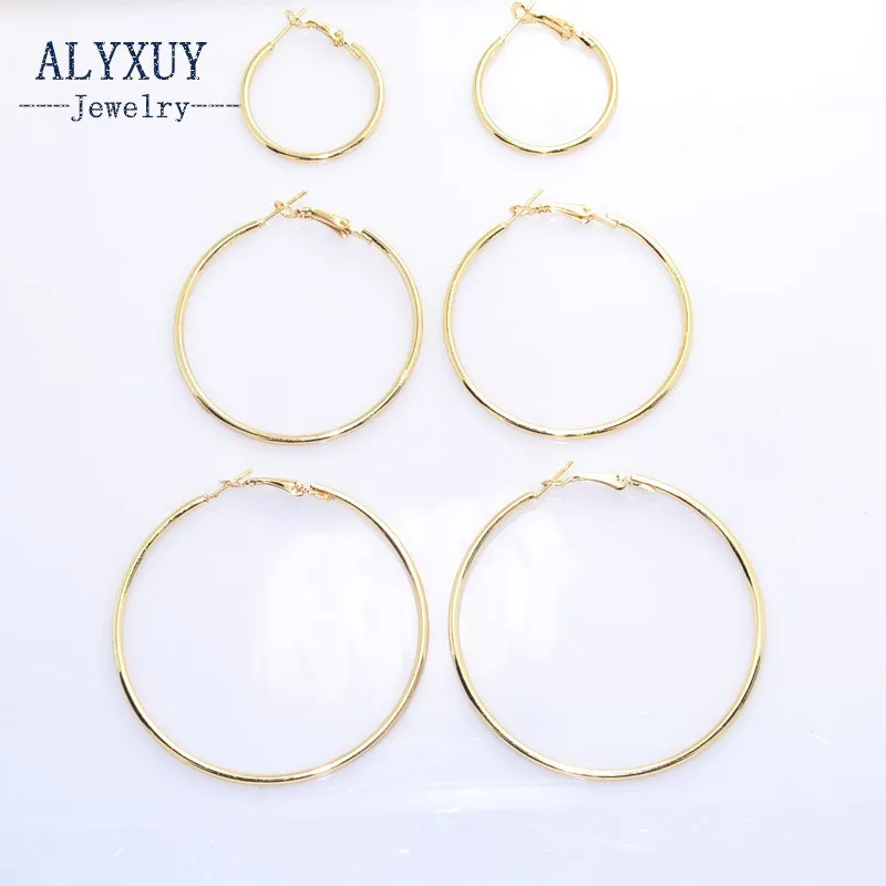 Новые ювелирные изделия Огромный Хооп Серьги комплект 1 лот = 3 пары подарок для