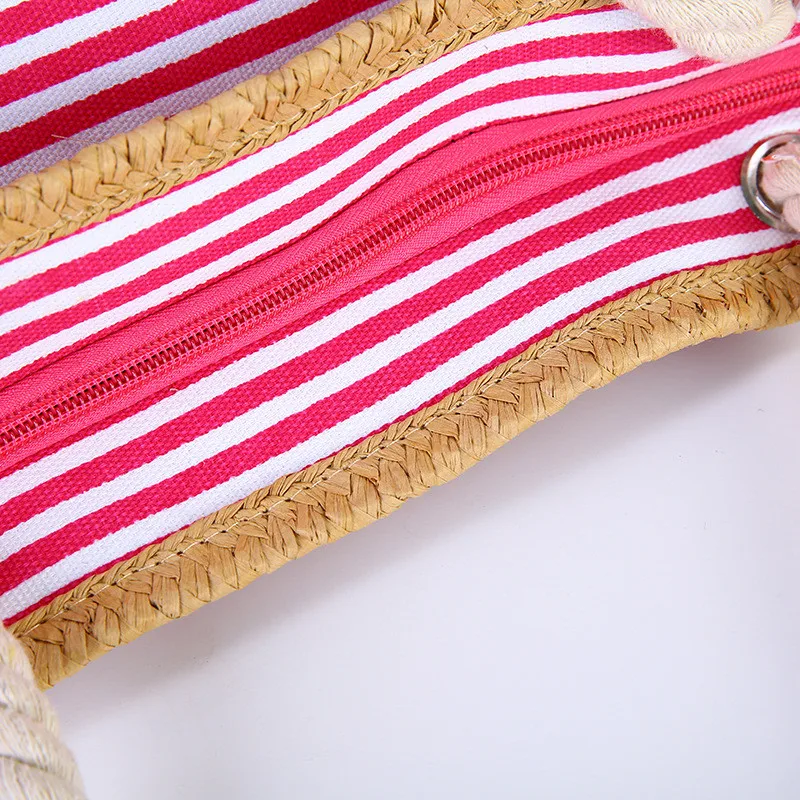 Летняя женская Холщовая Сумка тоут для покупок вместительная пляжная эко сумка