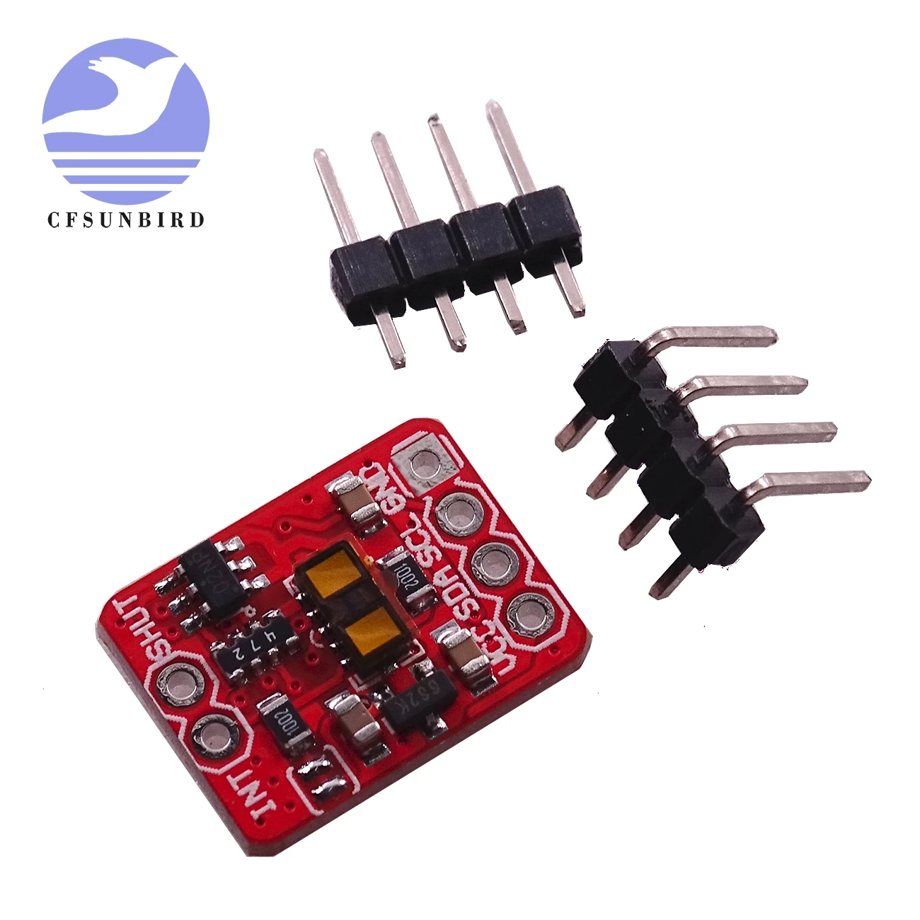 50Hz 3.3-5v VL53L1X Laser Ranging Sensor Module 4cm-4m Ranging Module ToF Distance Measurement I2C 12x17x3.2mm PCB Sensor Board