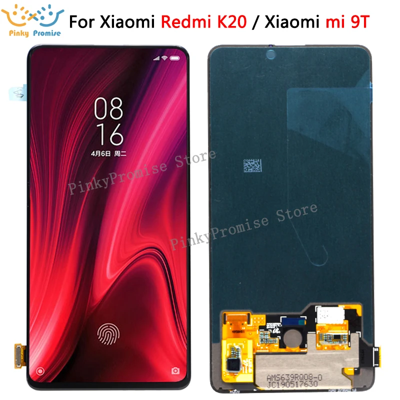 AMOlED для Xiao mi Red mi K20 Pro lcd mi 9T дисплей кодирующий преобразователь сенсорного экрана в сборе запасные части для Red mi K20 lcd mi 9T