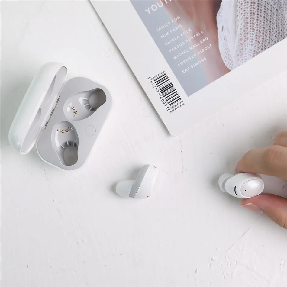 Rock новые мини TWS настоящие Беспроводные стерео Bluetooth наушники с микрофоном универсальные беспроводные наушники с зарядным устройством
