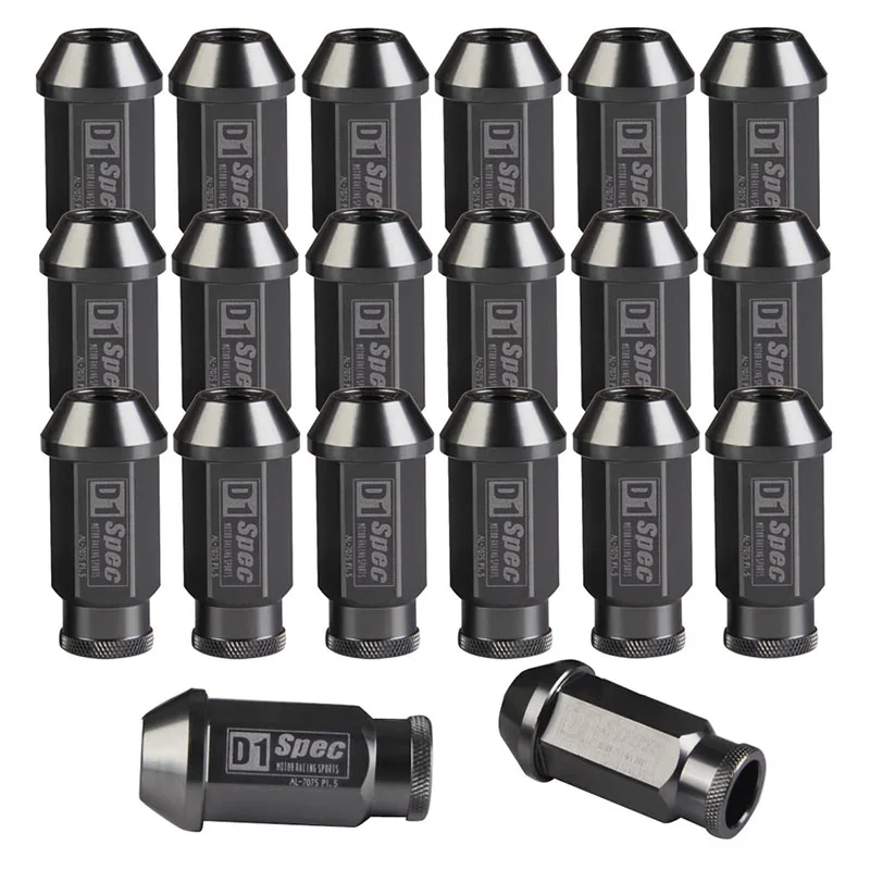 

Professional Hardware Fasteners 20pcs D1 Spec Nut Bolt Sets JDM Racing Wheel Lug Nuts Screw M12X1.5 for Honda Ford Toyota AA