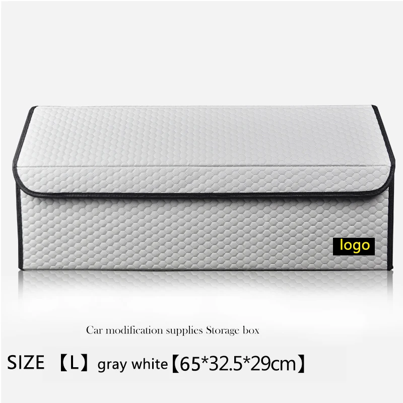 

Felt soft leather Storage Box Trunk Bag Travel Bag Organizer car Interior bin Vehicle Accessories