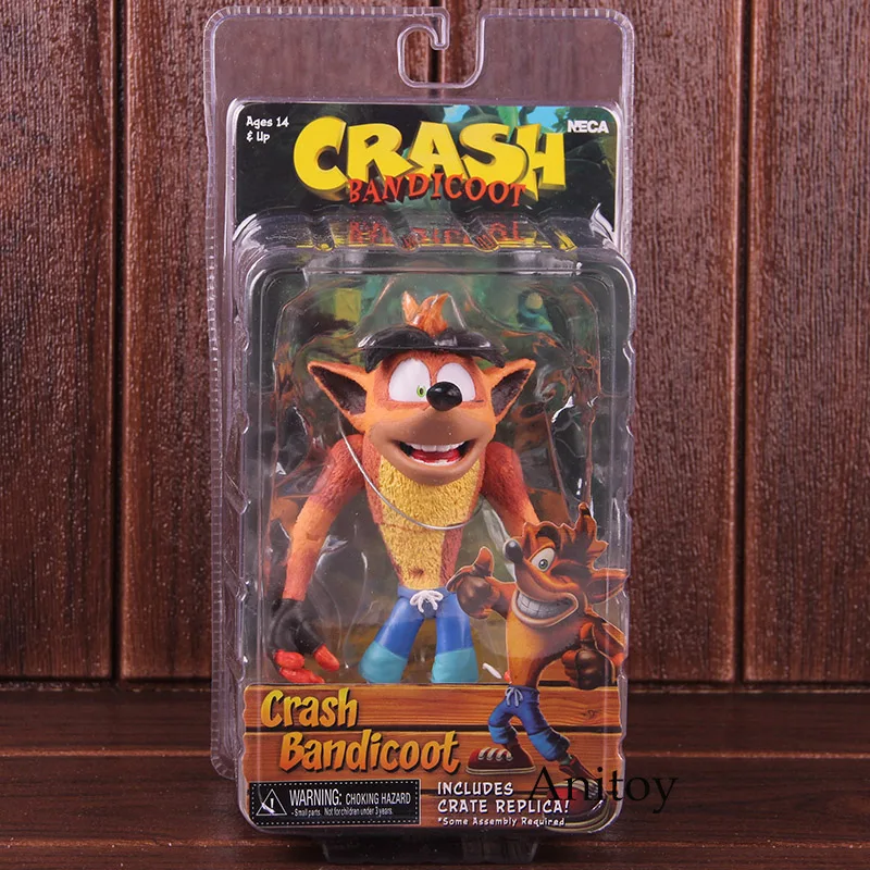NECA подвижная Crash Bandicoot фигурка ПВХ Коллекционная модель игрушки