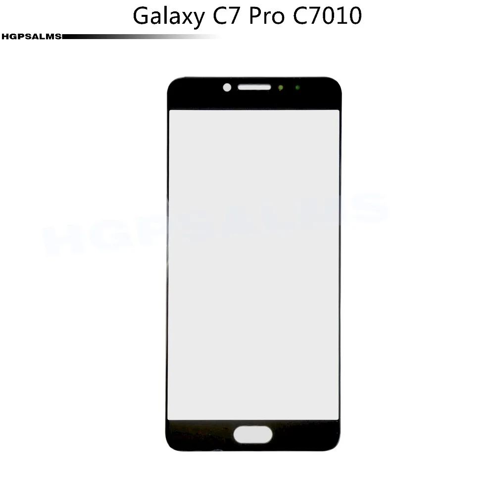 Для samsung Galaxy C7Pro C7010 Внешний стеклянный объектив с сенсорным экраном внешняя