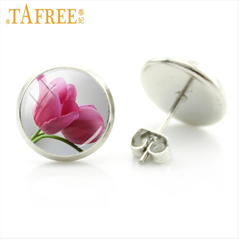 Модные женские подвески TAFREE в виде цветов тюльпана для свадебвечерние украшения