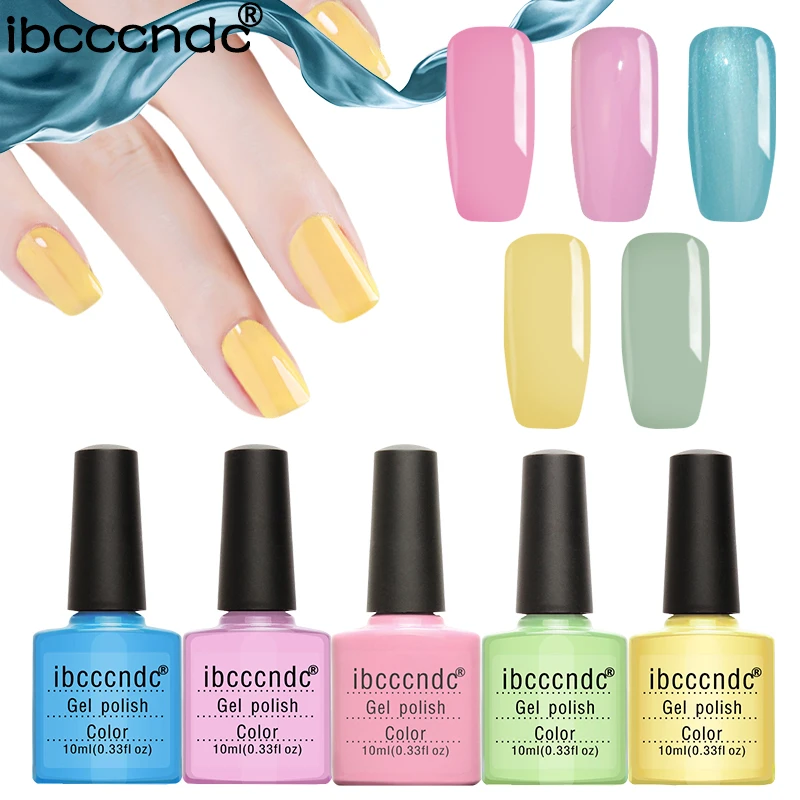 Набор гель лаков Ibcccndc 5 шт./лот набор инструментов для снятия лака ногтей