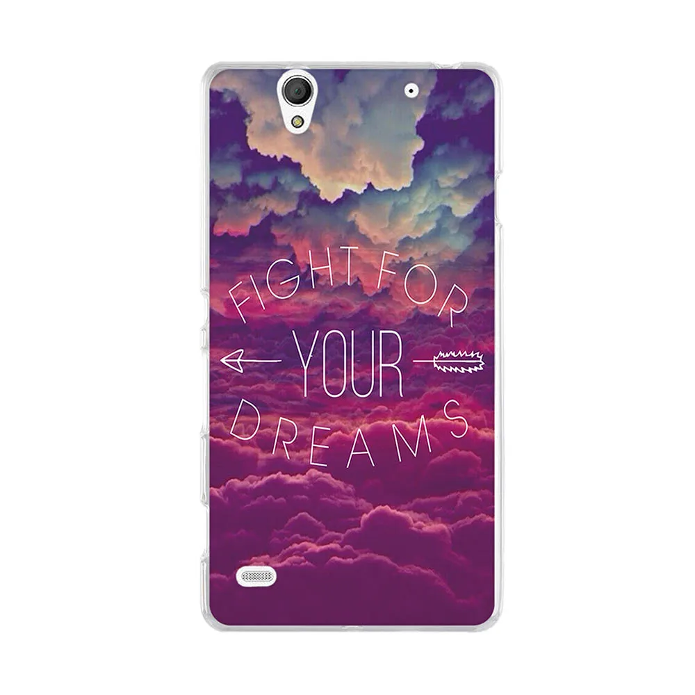 Мягкий силиконовый чехол для Sony Xperia C4 E5303 E5306 E5353 5 дюйма тонкая задняя крышка