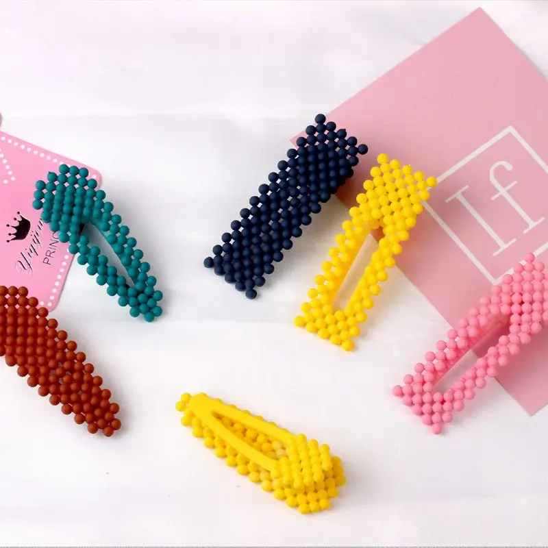 1 предмет Модный комплект в Корейском стиле заколка с бусинами заколки для волос