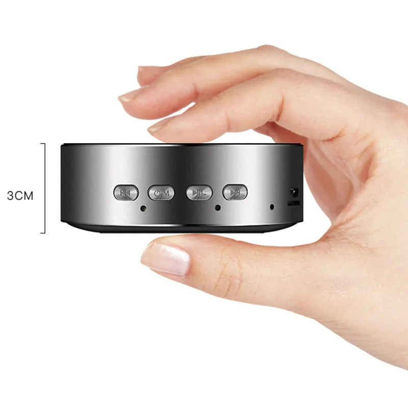 Keling мини беспроводной bluetooth динамик металла портативный звук с микрофоном, флеш-картой памяти TF FM радио AUX MP3 музыкальный громкоговоритель