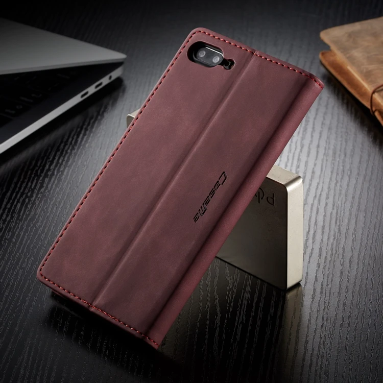 Ретро кожаный 360 магнитный чехол для Coque iPhone 7 Чехол-книжка для телефона чехол для iPhone 7 7 Plus Fundas