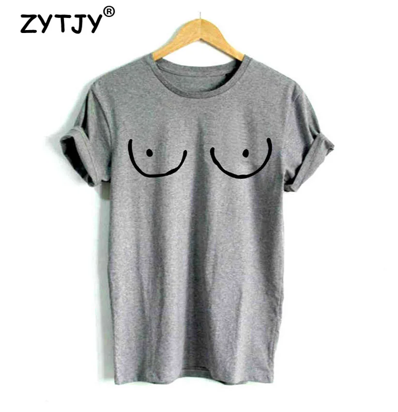 TITTIES грудь Печать Женская футболка смешные изделия из хлопка футболка для Леди Девушка Топ Футболка хипстер Tumblr Прямая поставка HH303-427