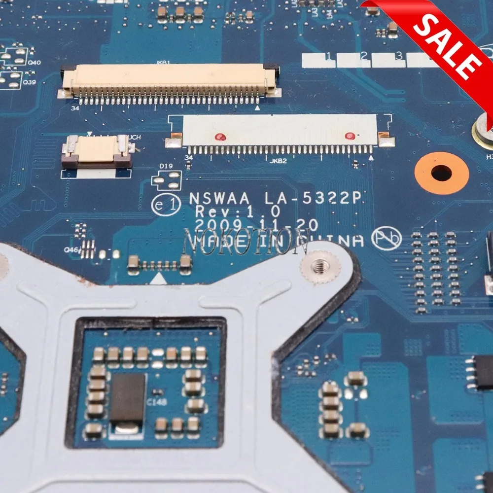 NOKOTION LA-5322P K000092520 для Toshiba Satellite L500 A505 материнская плата для ноутбука HD4500 DDR3 основная плата процессор Полная проверка