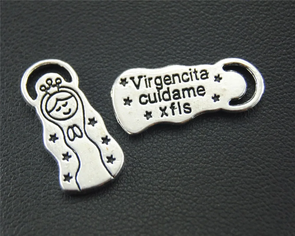 Подвески «детский Ангел» серебристого цвета, 30 шт., «сделай сам», ожерелье, браслет, запястье, фурнитура 22x10 мм, A1824