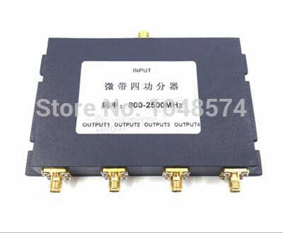 

4 Way Helium Power Splitter 868MHz Power Divider 915MHz Power Spltter SMA Female 50W 50 ohm