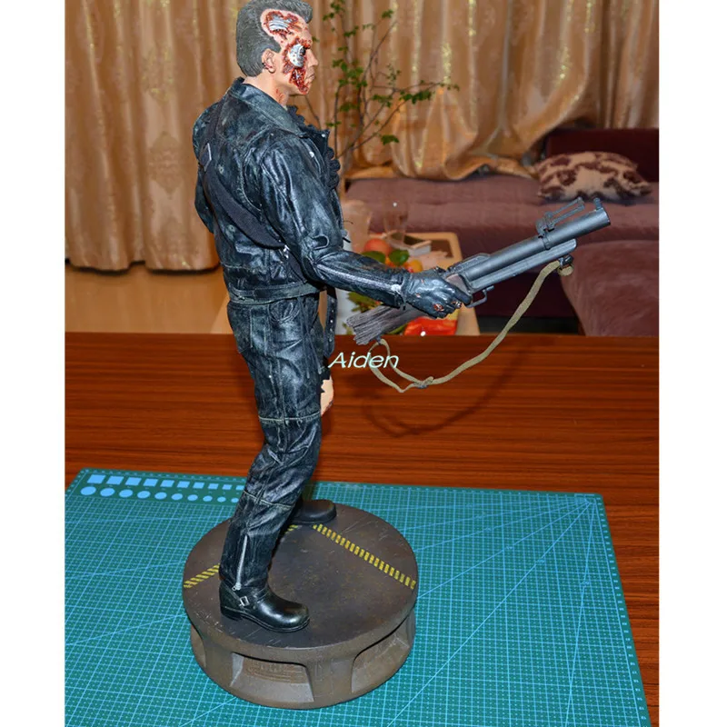 Экшн фигурка The Terminator Арнольд Шварценеггер бюст T800 полноразмерный портрет PF