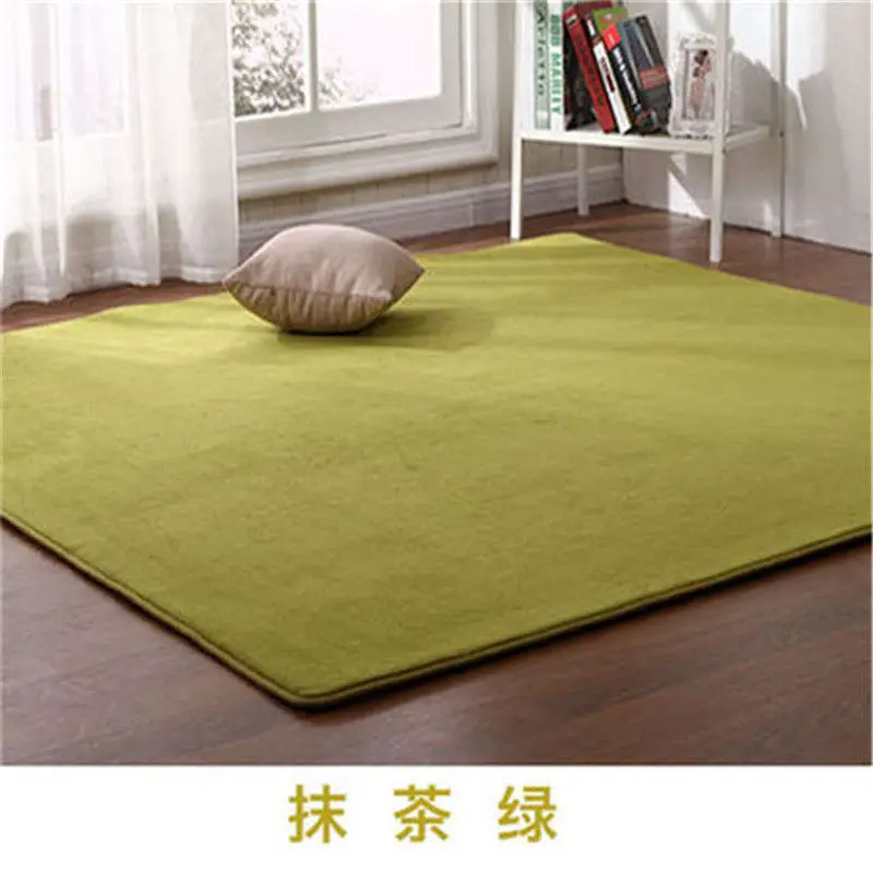 Однотонный ковер для гостиной чайного пола журнального столика напольный коврик