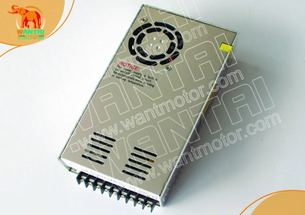 

wantai CE 350,24VDC,14.6A power supply , matching Nema 23, Nema 34 stepper motor/stepping motor cnc kit www.wantmotor.com