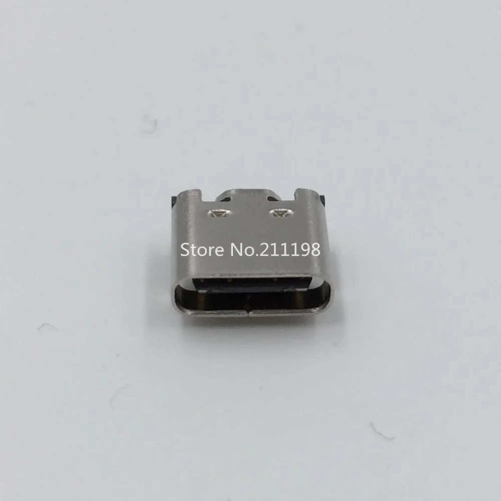 10 шт./лот MICRO USB JACK 3,1 type-C 16pin гнездовой разъем для зарядки мобильного телефона Разъем для зарядки