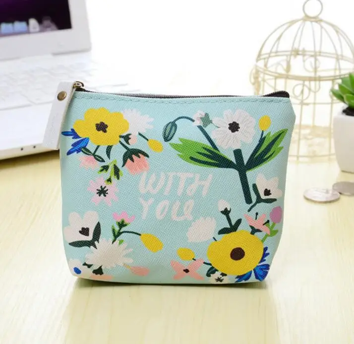 M189 новые милые женские кошельки маленький цветочный мир элегантный мини-кошелек