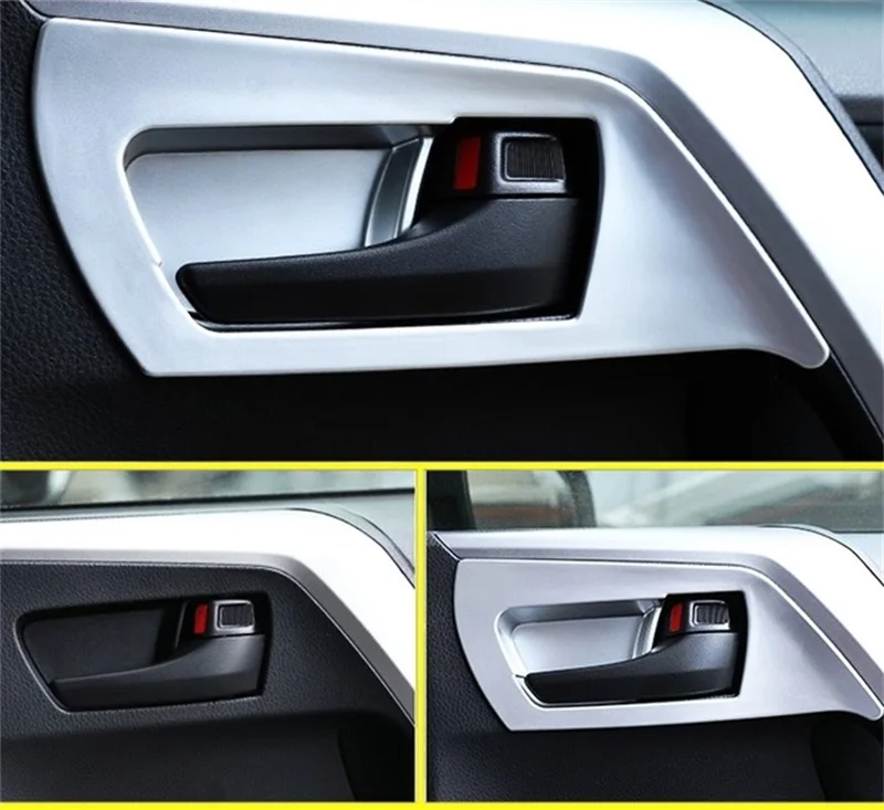 Для Toyota RAV4 RAV 4 2016 2017 2018 ABS внутренняя дверная ручка крышка чаши рамка отделка