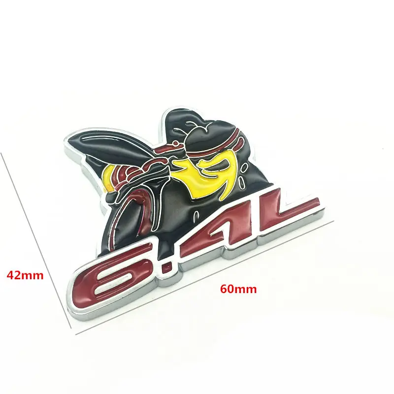 3D набор Scat 6 4 л супер пчелиный хвост багажник крыло эмблема значок для Dodge Charger