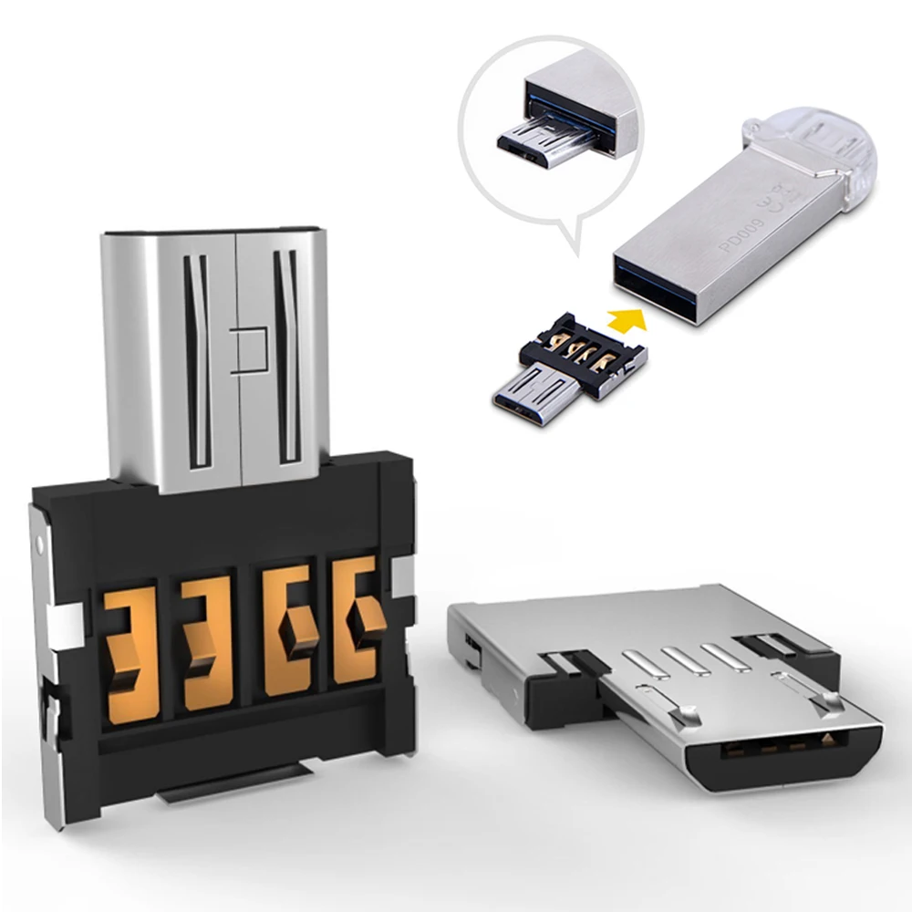 Микро USB папа к Женский OTG адаптер мини микро 5pin Разъем для мобильного