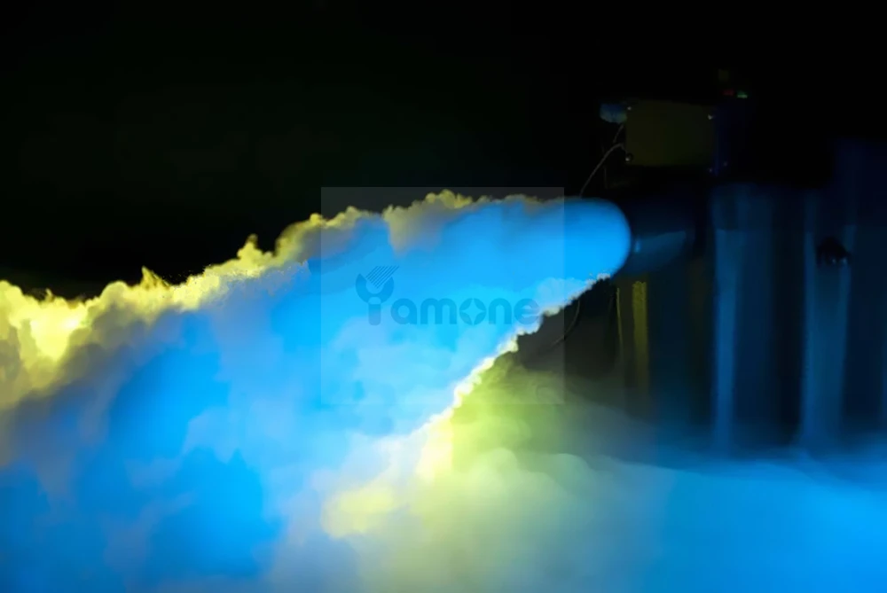 1x Свадебный клуб вечерние 3500 W сухой лед машина тумана Super Heavy сухой лед низколежащий туман/Дым сценический спецэффект машина с случае