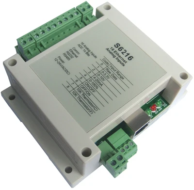 

16-channel network analog input module and Ethernet data acquisition module