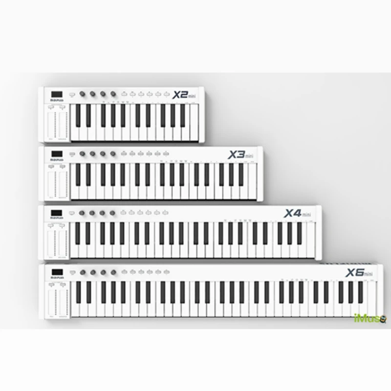 Midiplus X6 мини 61 взвешенных клавиш MIDI клавиатура контроллер|controller control|controller midicontroller