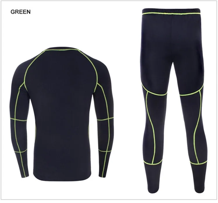 

2020 Men's Winter Thermal Underwear Sets Compression Fleece Sweat Quick Drying Thermo Underwear Men Clothing Free Shipping