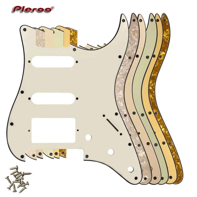 Pleroo защита для гитары США 11 отверстий винтов Strat с Floyd Rose Tremolo Bridge PAF Humbucker Одиночная