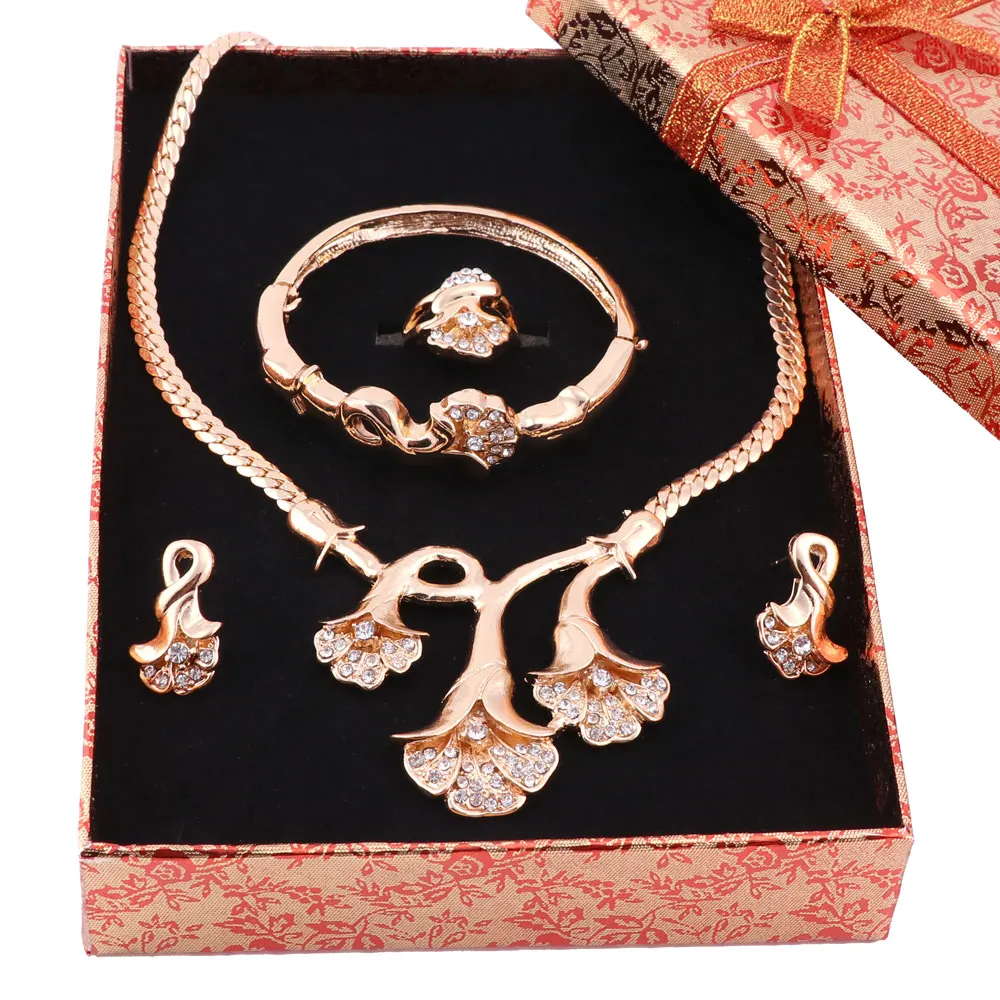 Позолоченное серебряное покрытие серьги браслет массивное ожерелье ювелирные