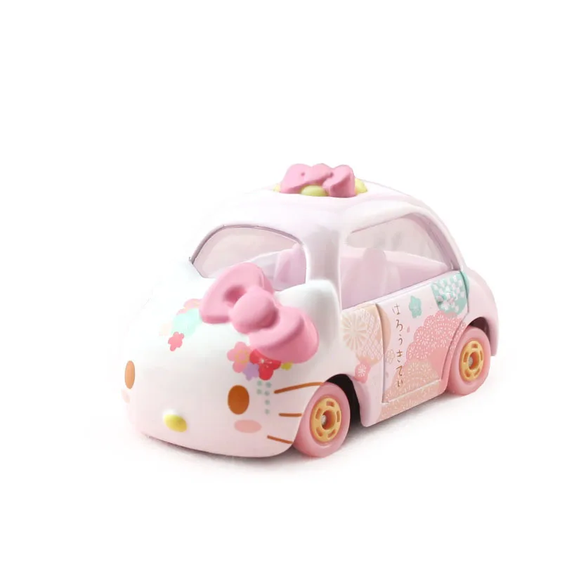 Hello kitty кавайная мини-модель автомобиля из сплава мини-Игрушечная модель автомобиля маятник украшение автомобиля коллекция хобби Ограниченная серия