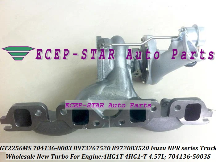 GT2256MS 704136 704136-0001 704136-0002 8972083521 8971784860 турбо для ISUZU NPR легкий грузовик 2003-4HG1T 4HG1 T 4.57L D