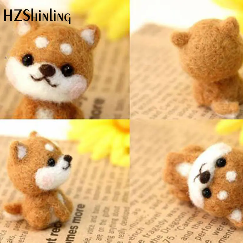 Незавершенная ручная работа Fieltro плюшевая игрушка для собак кукла шерсть